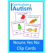 Vocabulary Picture Yes No Cards